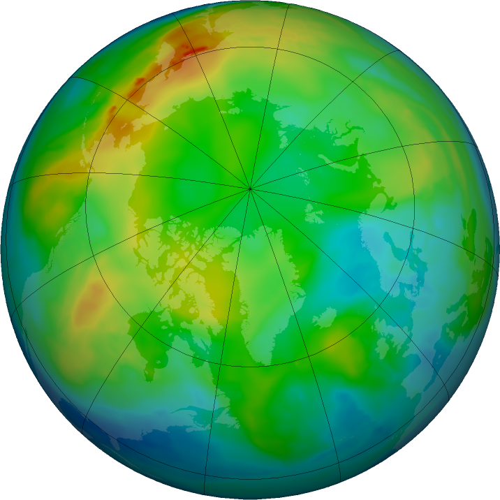 Arctic ozone map for 17 December 2015